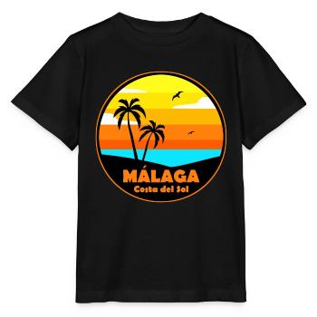 Malaga - T-shirt bio MINI CREATOR Stanley/Stella Enfant - noir - Devant - Mikhail (115cm)
