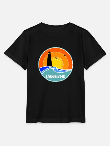 Langeland Dänemark - Stanley/Stella Kinder T-Shirt MINI CREATOR  - Schwarz