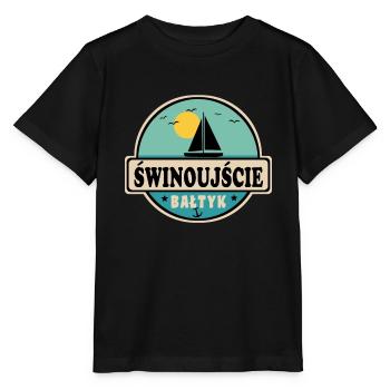 Swinemünde polnisch - Stanley/Stella Kinder T-Shirt MINI CREATOR  - Schwarz - Vorne - Mikhail (115cm)