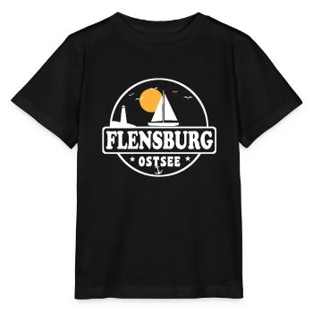 Flensburg - Stanley/Stella Kinder T-Shirt MINI CREATOR  - Schwarz - Vorne - Mikhail (115cm)