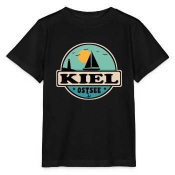 Kiel - Stanley/Stella Kinder T-Shirt MINI CREATOR  - Schwarz - Vorne - Mikhail (115cm)