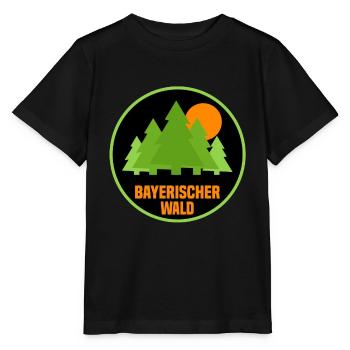 Bayerischer Wald - Stanley/Stella Kinder T-Shirt MINI CREATOR  - Schwarz - Vorne - Mikhail (115cm)