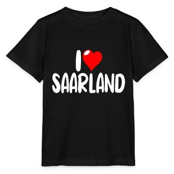 Saarland - Stanley/Stella Kinder T-Shirt MINI CREATOR  - Schwarz - Vorne - Mikhail (115cm)
