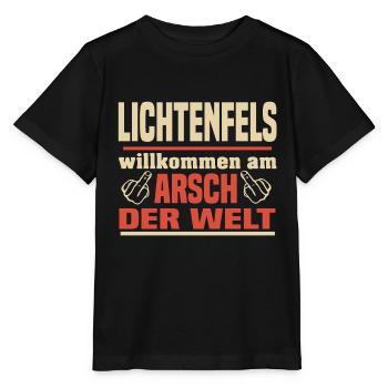 Lichtenfels - Stanley/Stella Kinder T-Shirt MINI CREATOR  - Schwarz - Vorne - Mikhail (115cm)