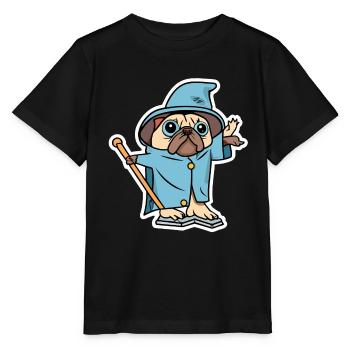 Magier - Stanley/Stella Kinder T-Shirt MINI CREATOR  - Schwarz - Vorne - Mikhail (115cm)
