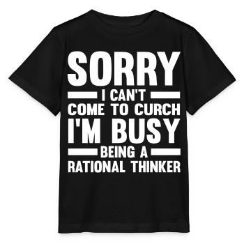 Atheismus Sprüche | Atheisten Atheist Geschenkidee - Stanley/Stella Kinder T-Shirt MINI CREATOR  - Schwarz - Vorne - Mikhail (115cm)