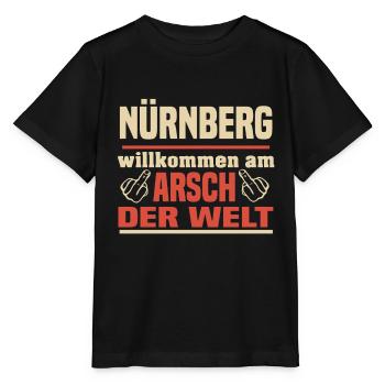 Nürnberg - Stanley/Stella Kinder T-Shirt MINI CREATOR  - Schwarz - Vorne - Mikhail (115cm)