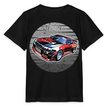 Jdm / Tuning / Turbocompresseur / Jantes / Chiptuning - T-shirt bio MINI CREATOR Stanley/Stella Enfant - noir - Devant - Mikhail (115cm)