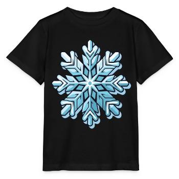 Flocon de neige - T-shirt bio MINI CREATOR Stanley/Stella Enfant - noir - Devant - Mikhail (115cm)