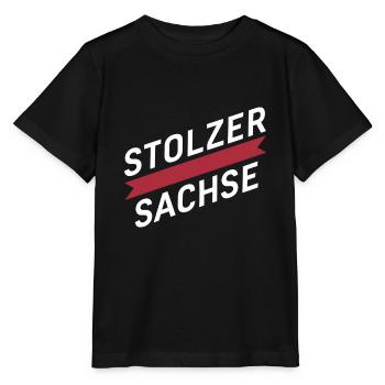 Proud Saxon Saxony Homeland Love Identity - Stanley/Stella MINI CREATOR Kids’ T-Shirt - black - Front - Mikhail (115cm)
