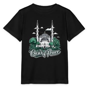 Majestätische Moschee & islamische Kultur - Stanley/Stella Kinder T-Shirt MINI CREATOR  - Schwarz - Vorne - Mikhail (115cm)