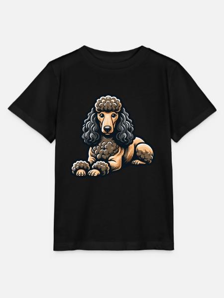 Pudel - Stanley/Stella Kinder T-Shirt MINI CREATOR  - Schwarz