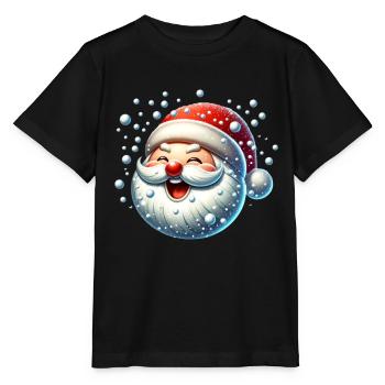 Boules de neige Boules de neige Noël Bande dessinée drôle - T-shirt bio MINI CREATOR Stanley/Stella Enfant - noir - Devant - Mikhail (115cm)