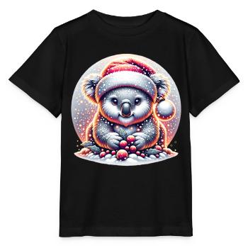 Koala - Stanley/Stella Kinder T-Shirt MINI CREATOR  - Schwarz - Vorne - Mikhail (115cm)