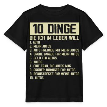 Auto Tuning Schrauber - Stanley/Stella Kinder T-Shirt MINI CREATOR  - Schwarz - Vorne - Mikhail (115cm)