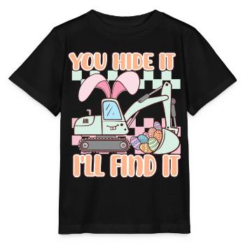 Ostern - Stanley/Stella Kinder T-Shirt MINI CREATOR  - Schwarz - Vorne - Mikhail (115cm)