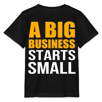 Entrepreneur - T-shirt bio MINI CREATOR Stanley/Stella Enfant - noir - Devant - Mikhail (115cm)