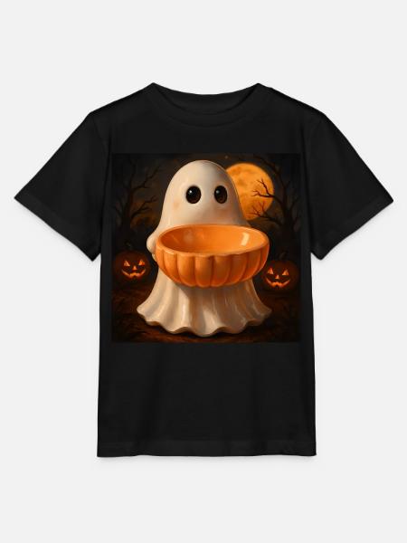 Grusel Halloween Geist Geschenk - Stanley/Stella Kinder T-Shirt MINI CREATOR  - Schwarz