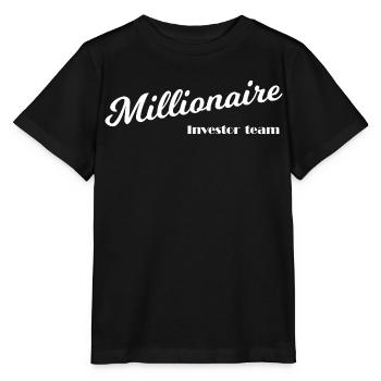 Millionnaires et capitalistes - T-shirt bio MINI CREATOR Stanley/Stella Enfant - noir - Devant - Mikhail (115cm)