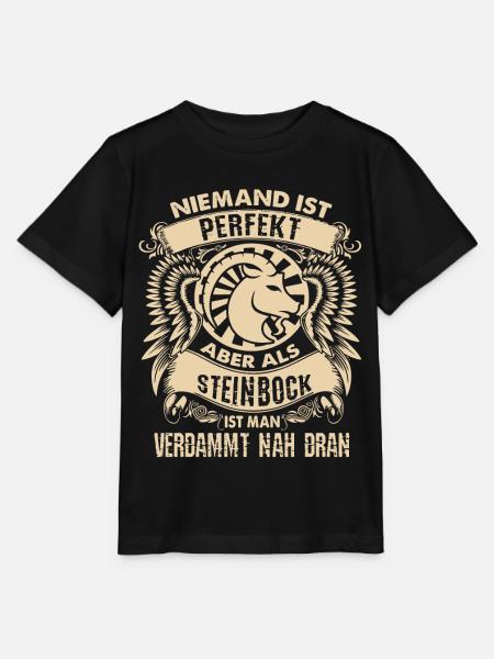 Sternzeichen Steinbock - ist perfekt - DE - Stanley/Stella Kinder T-Shirt MINI CREATOR - Schwarz