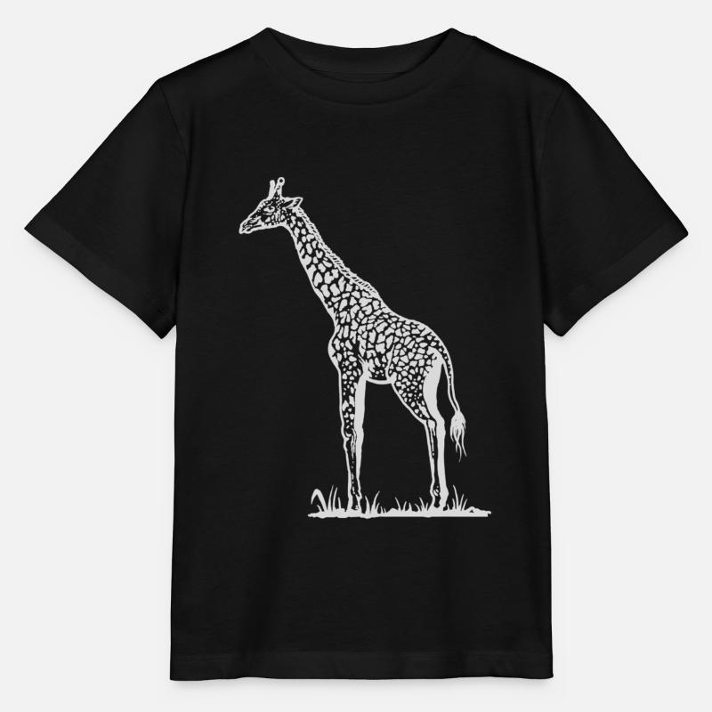 girafe - T-shirt bio MINI CREATOR Stanley/Stella Enfant - noir