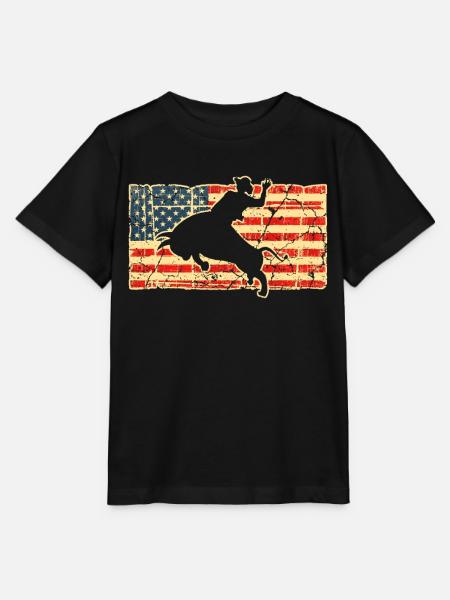 Rodeo Texas - Stanley/Stella Kinder T-Shirt MINI CREATOR - Schwarz