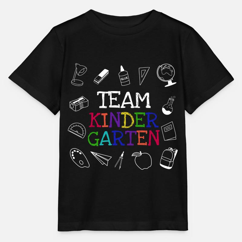 Équipe maternelle - T-shirt bio MINI CREATOR Stanley/Stella Enfant - noir