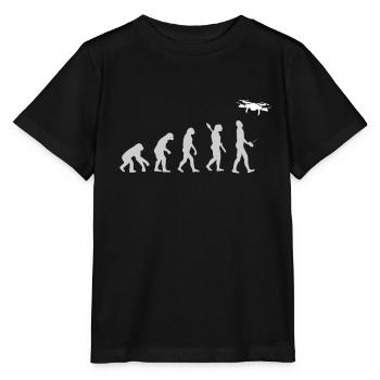 EVOLUTION DRONE DRONE DRONES DRONE PILOT - T-shirt bio MINI CREATOR Stanley/Stella Enfant - noir - Devant - Mikhail (115cm)