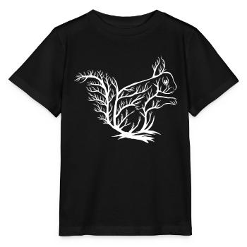 Squirrel, squirrel - Stanley/Stella MINI CREATOR Kids’ T-Shirt - black - Front - Mikhail (115cm)