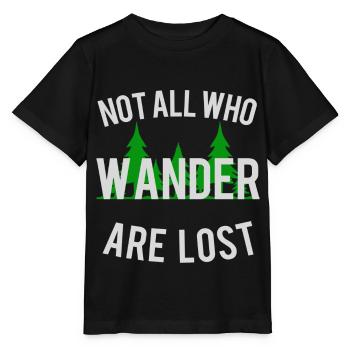 Randonnée alpinisme randonnée cadeau Wanderlust - T-shirt bio MINI CREATOR Stanley/Stella Enfant - noir - Devant - Mikhail (115cm)