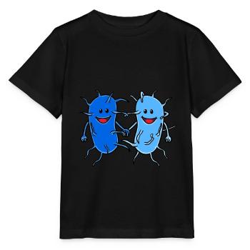 bactéries amitié amour infection malade - T-shirt bio MINI CREATOR Stanley/Stella Enfant - noir - Devant - Mikhail (115cm)
