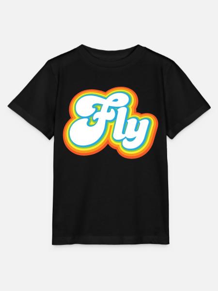 Luftfahrt - Fly - Stanley/Stella Kinder T-Shirt MINI CREATOR - Schwarz