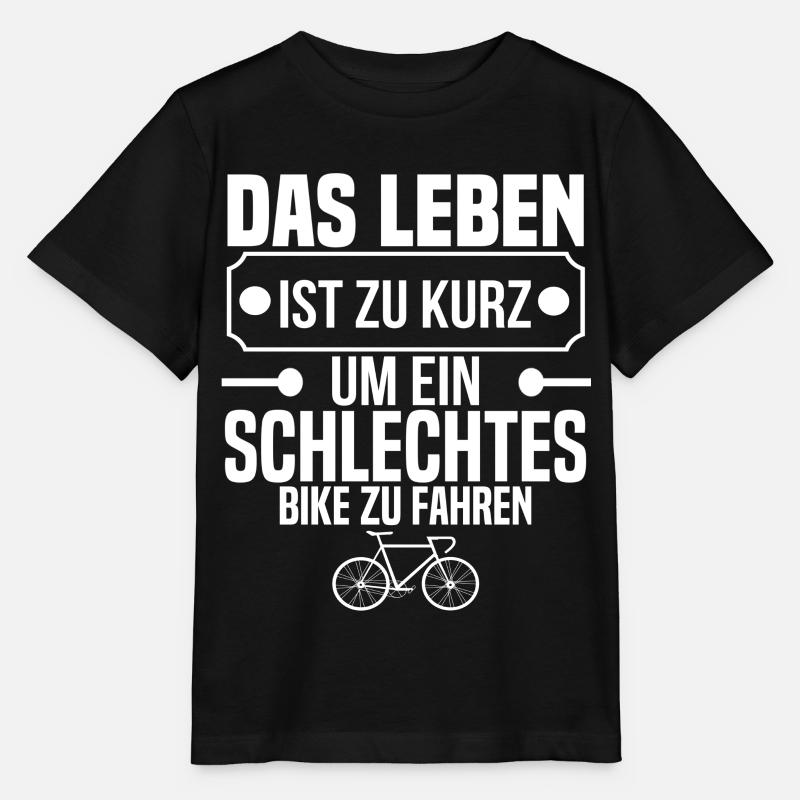 Fahrrad - Stanley/Stella Kinder T-Shirt MINI CREATOR  - Schwarz
