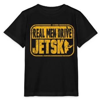 Jetski - Stanley/Stella Kinder T-Shirt MINI CREATOR  - Schwarz - Vorne - Mikhail (115cm)