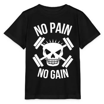 weight training - Stanley/Stella MINI CREATOR Kids’ T-Shirt - black - Front - Mikhail (115cm)
