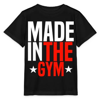 Gym - Stanley/Stella MINI CREATOR Kids’ T-Shirt - black - Front - Mikhail (115cm)