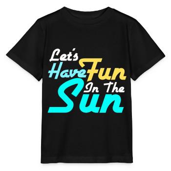Sun - Stanley/Stella MINI CREATOR Kids’ T-Shirt - black - Front - Mikhail (115cm)