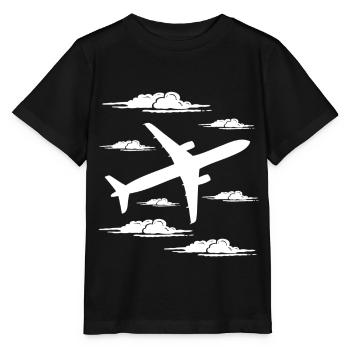 Pilot - Stanley/Stella Kinder T-Shirt MINI CREATOR  - Schwarz - Vorne - Mikhail (115cm)