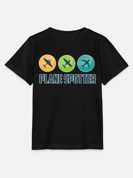 Planespotter - Stanley/Stella Kinder T-Shirt MINI CREATOR  - Schwarz