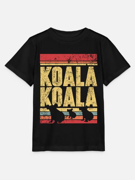Koala - Stanley/Stella Kinder T-Shirt MINI CREATOR - Schwarz