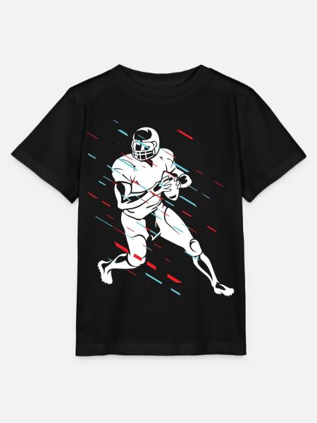 American football - Stanley/Stella Kinder T-Shirt MINI CREATOR - Schwarz