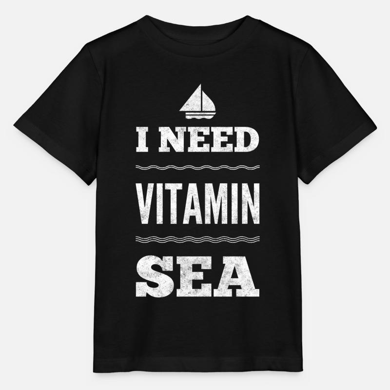 Marins marins marins - T-shirt bio MINI CREATOR Stanley/Stella Enfant - noir