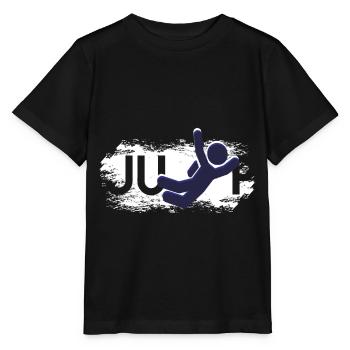 Base Jumping parachute jumping gift - Stanley/Stella MINI CREATOR Kids’ T-Shirt - black - Front - Mikhail (115cm)