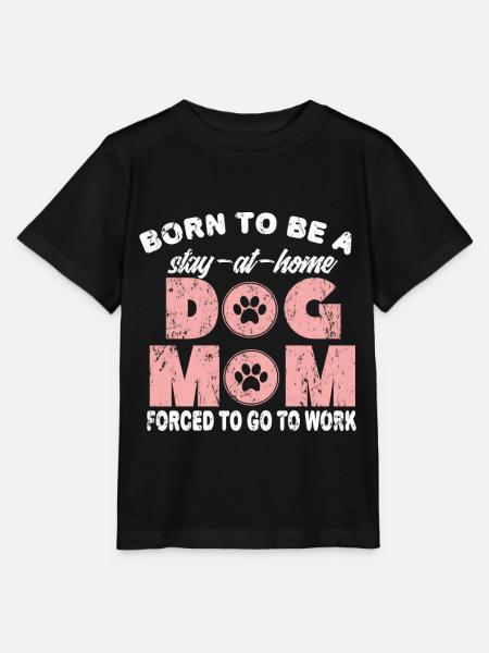 Hunde Mama - Stanley/Stella Kinder T-Shirt MINI CREATOR - Schwarz