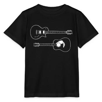 Guitar Guitars Western E Guitar - Stanley/Stella MINI CREATOR Kids’ T-Shirt - black - Front - Mikhail (115cm)