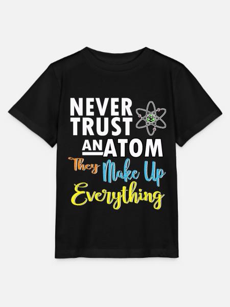 Naturwissenschaft Physik Chemie Biologie Mathe - Stanley/Stella T-shirt MINI CREATOR til børn - sort