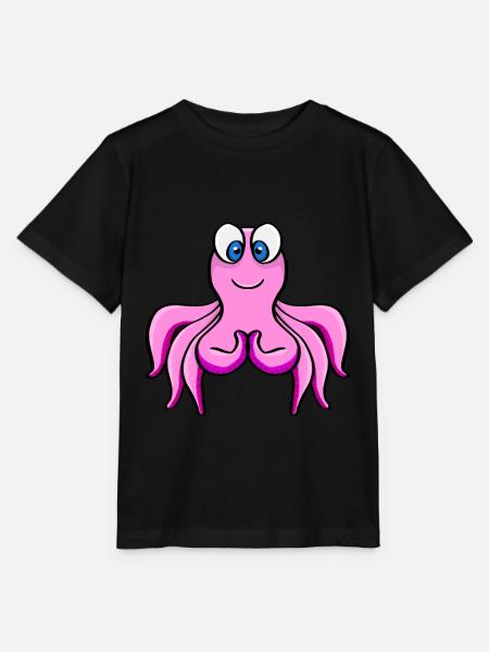 Poulpe poulpe poulpe - T-shirt bio MINI CREATOR Stanley/Stella Enfant - noir