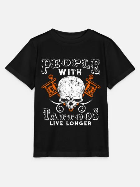 Tattoo - Stanley/Stella Kinder T-Shirt MINI CREATOR  - Schwarz