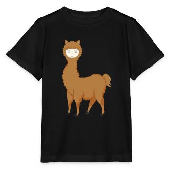 Lama Alpagas Mignon Mignon Mignon Mignon Lamafan - T-shirt bio MINI CREATOR Stanley/Stella Enfant - noir - Devant - Mikhail (115cm)