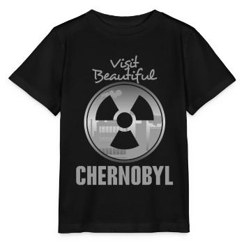 Chernobyl Ukraine - Stanley/Stella Kinder T-Shirt MINI CREATOR  - Schwarz - Vorne - Mikhail (115cm)